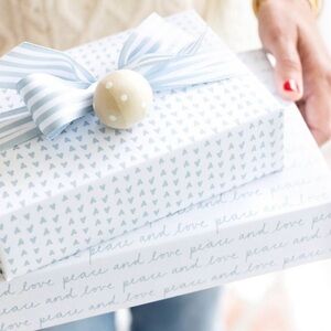 Sugar Paper Wood Ornament Set of 6